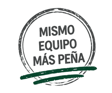 Mismo equipo, más peña